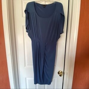 Victoria's SECRET DARK BLUE RUCHED SLEEVELESS DRESS SIZE M MSRP $125